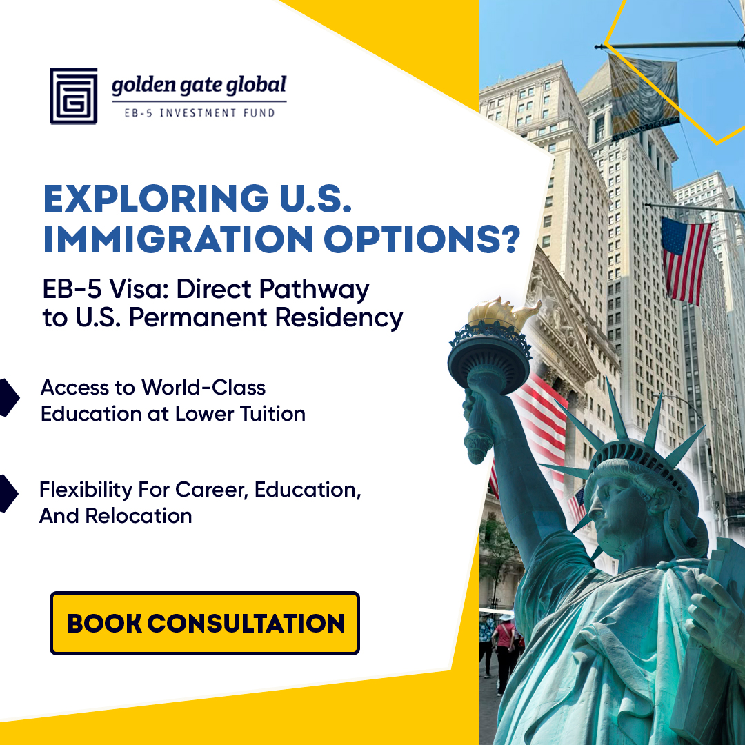 EB-5 Regional Center: Golden Gate Global Facebook ad