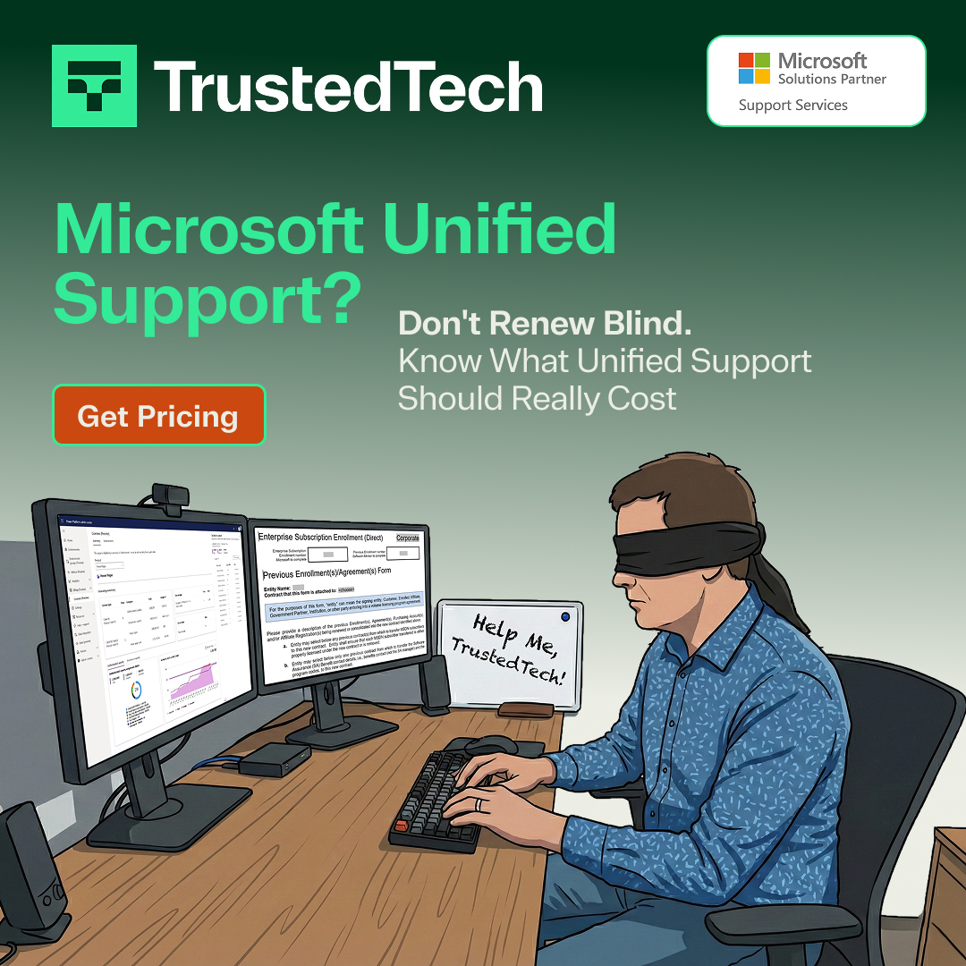 TrustedTech Facebook ad: Save Big on Expert Microsoft Support
