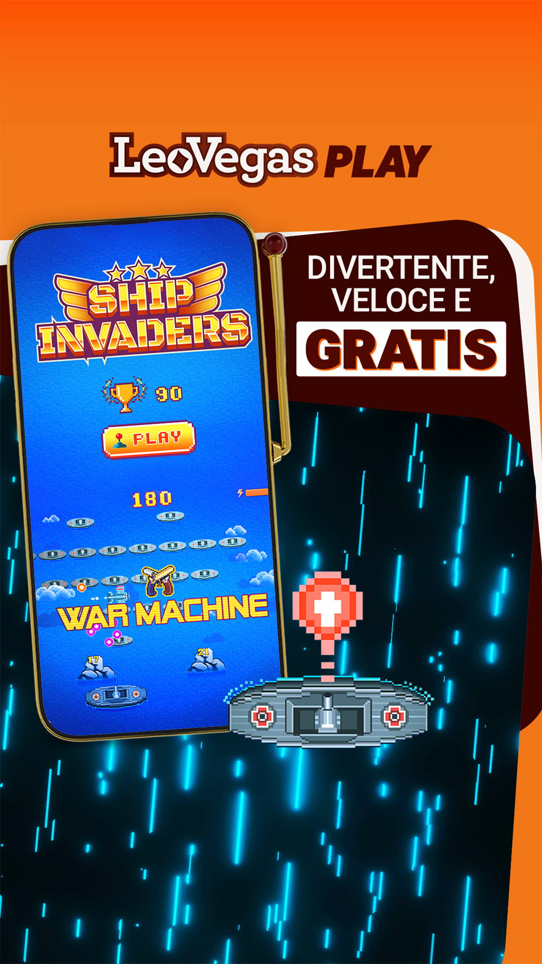 LeoVegas Play Facebook ad