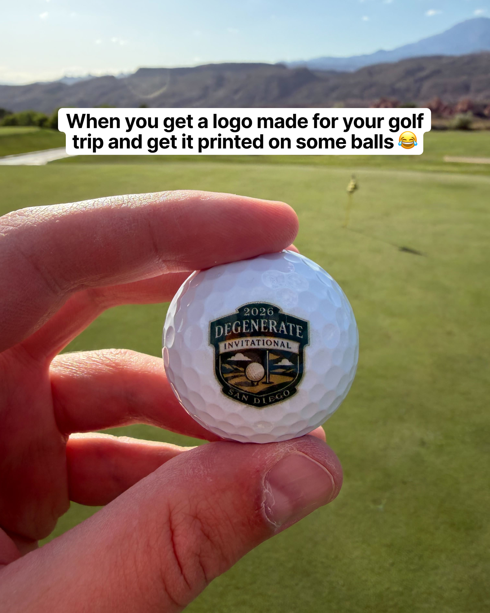 Golfballs.com Facebook ad