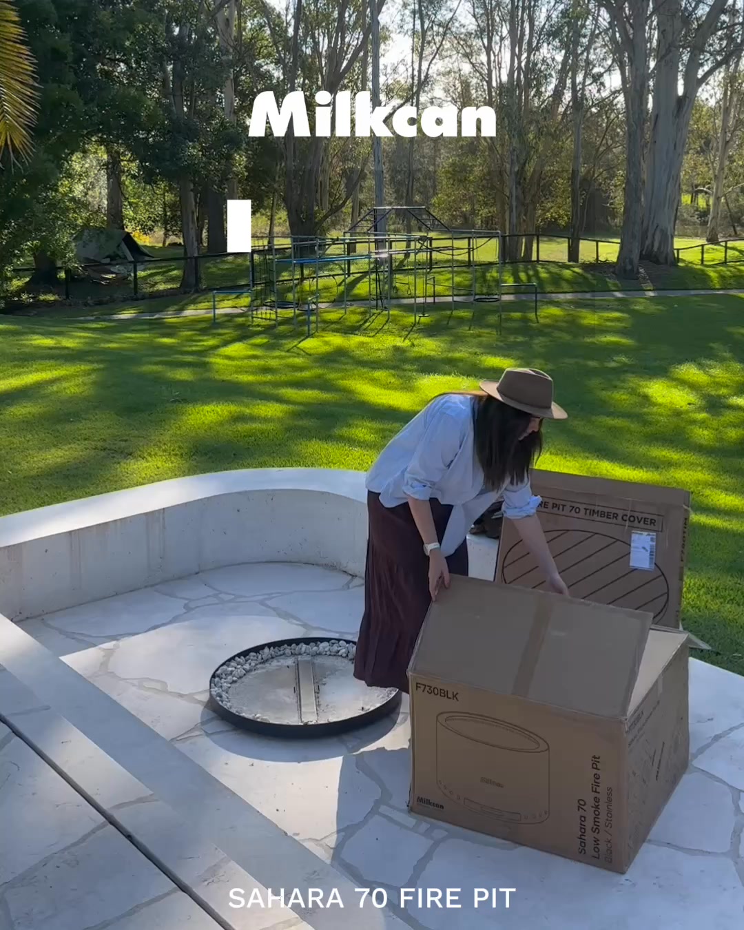 Milkcan Outdoor Facebook ad: Designed for Real Outdoor Living