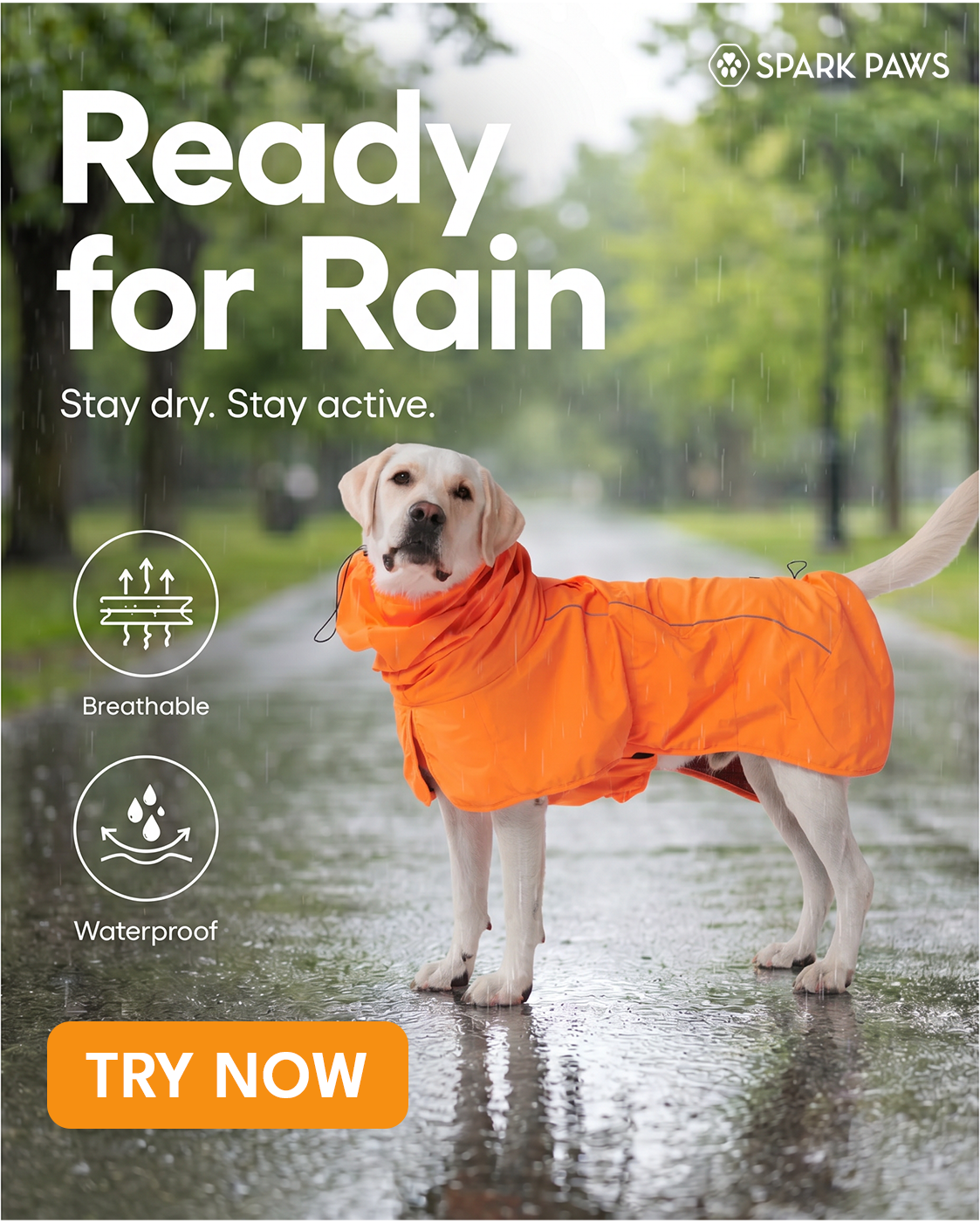 Spark Paws Facebook ad