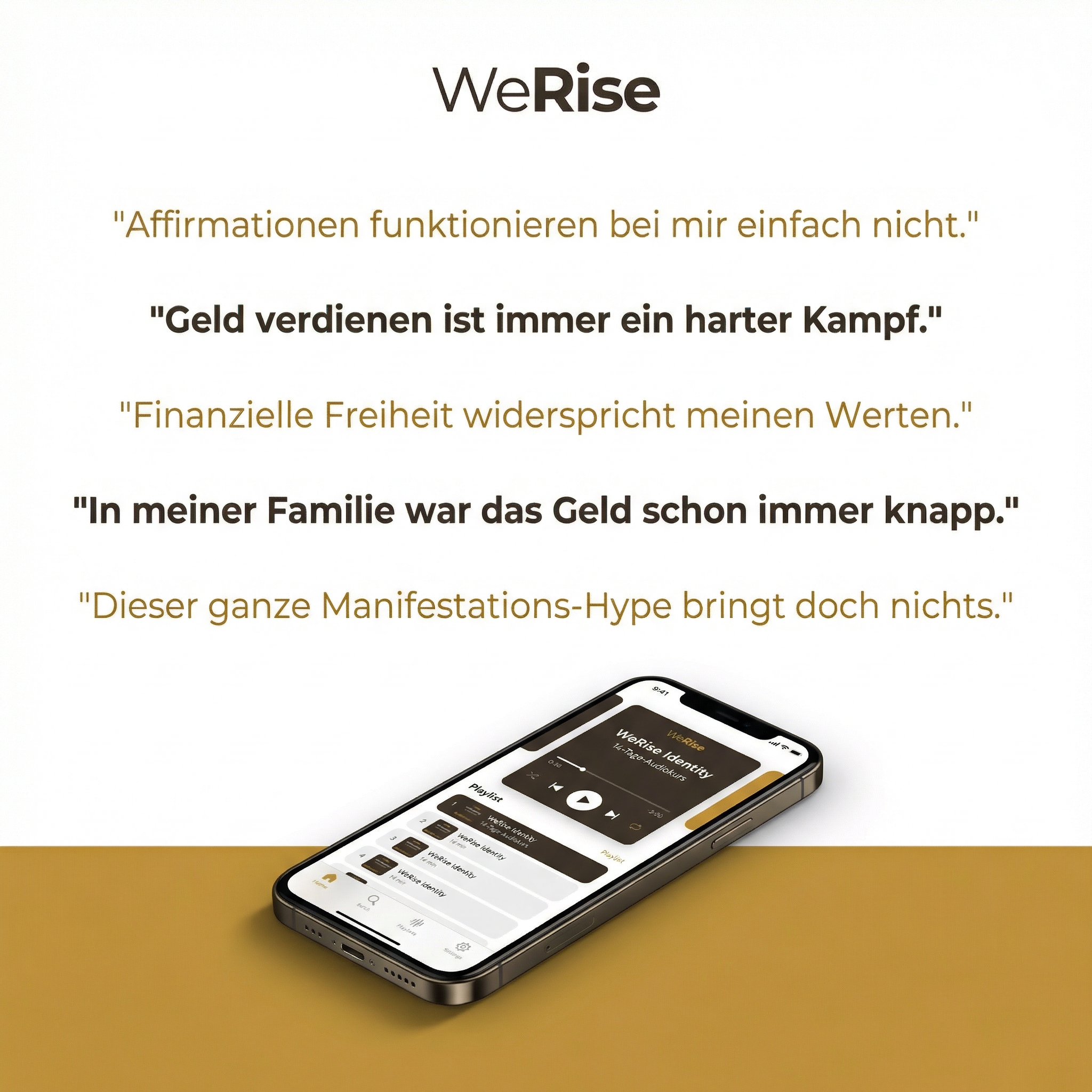 WeRise Facebook ad