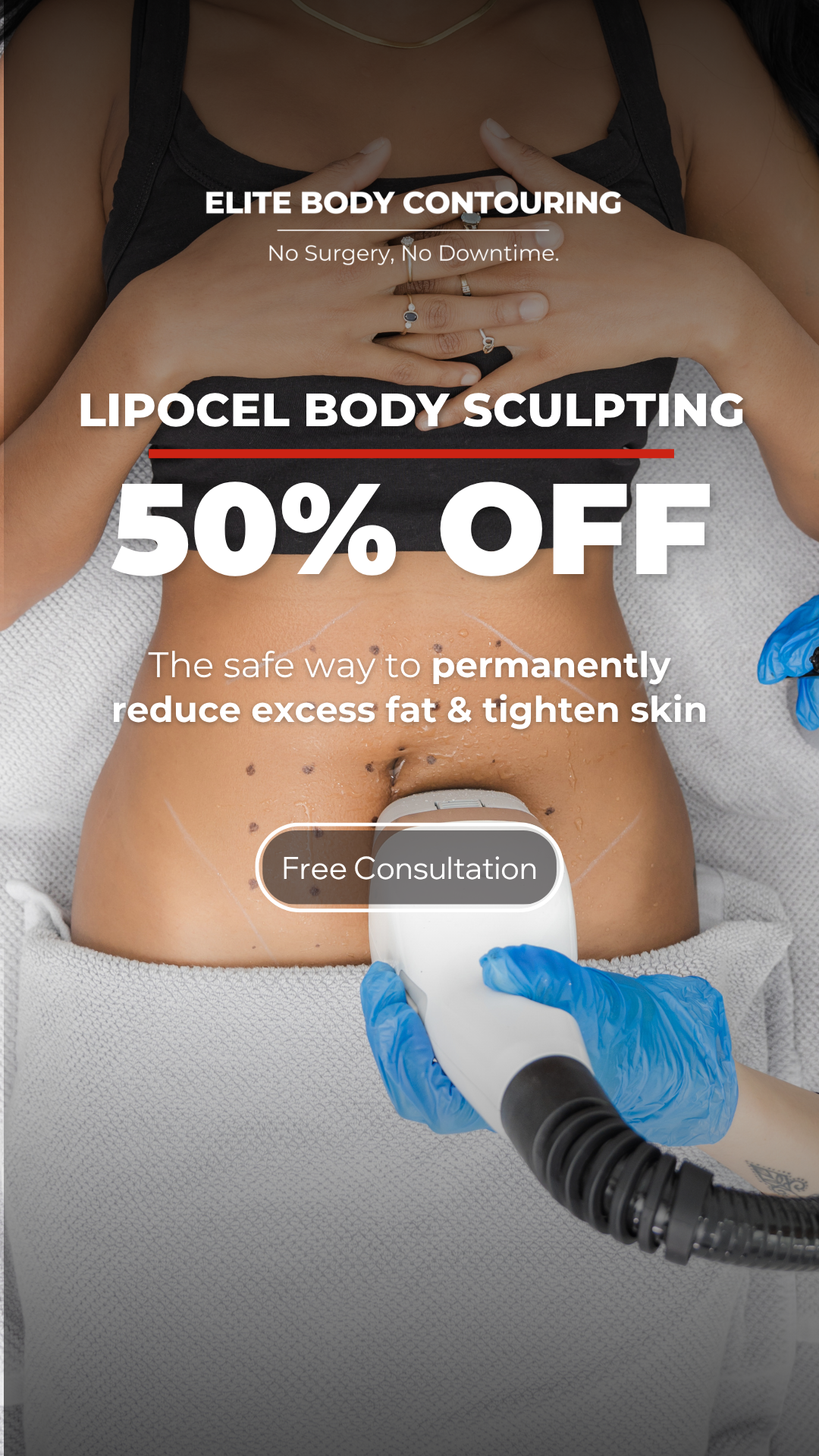 Elite Body Contouring Facebook ad