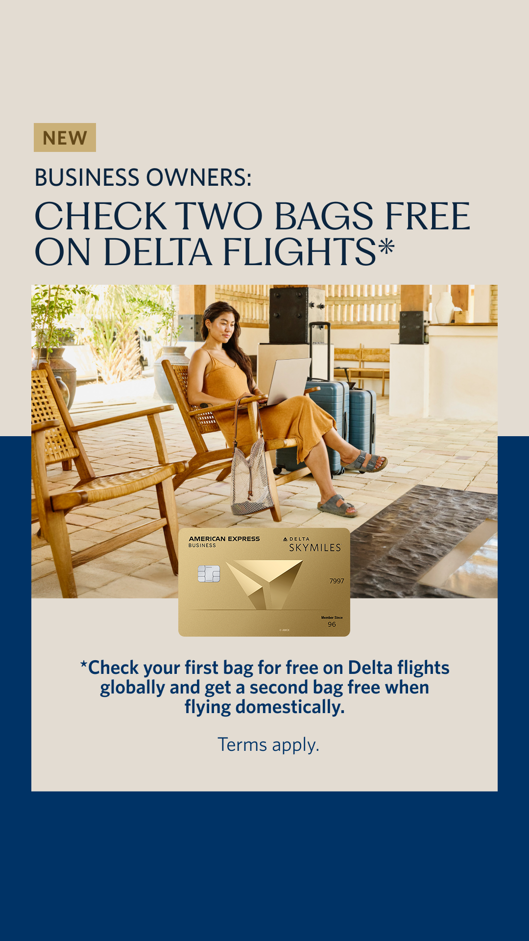 Delta Air Lines Facebook ad