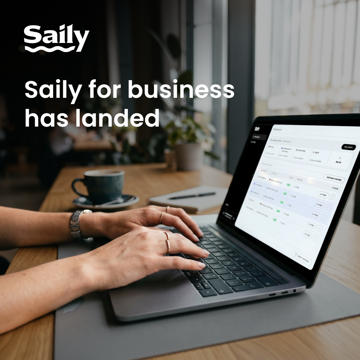 Saily Facebook ad