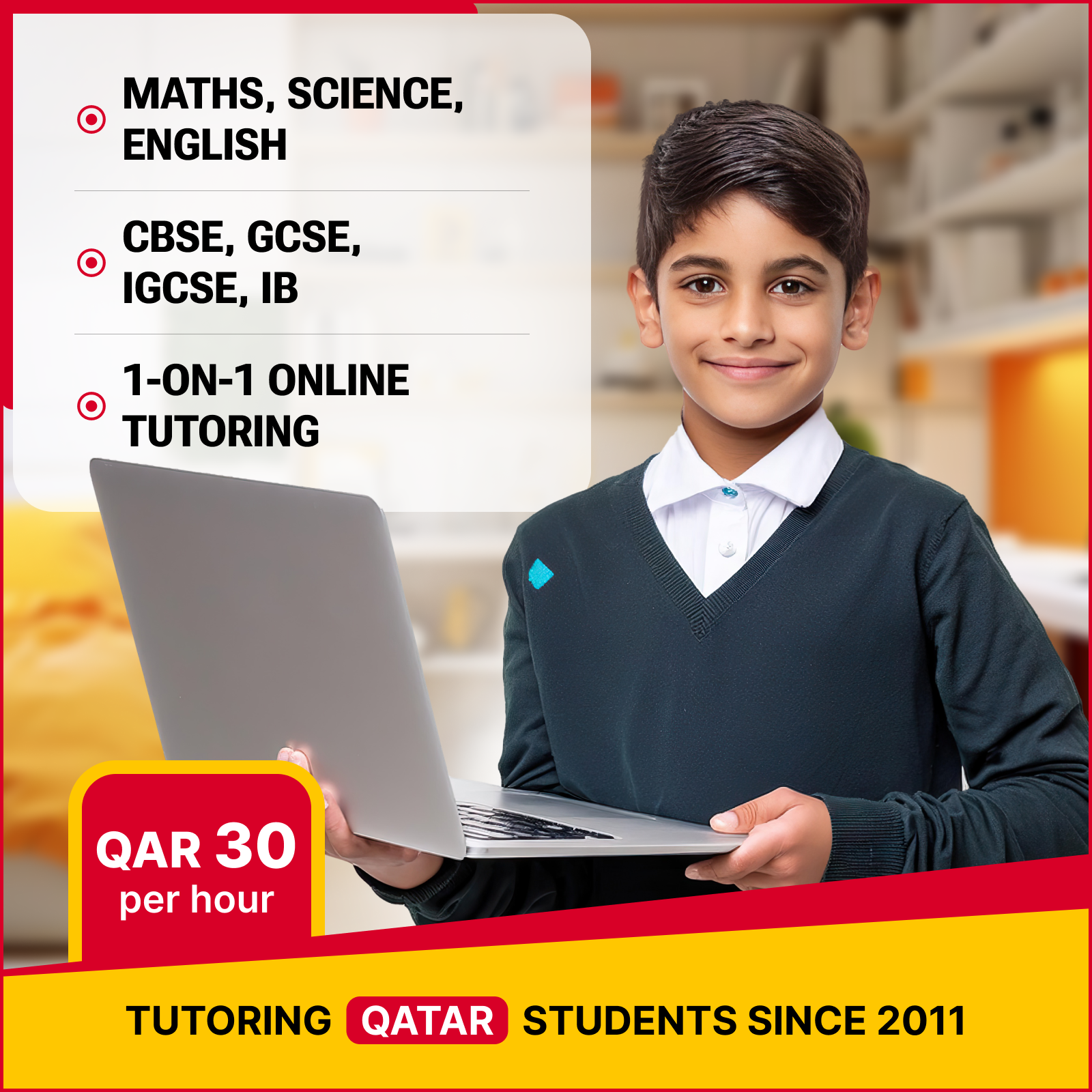 Jaya's Academy Facebook ad