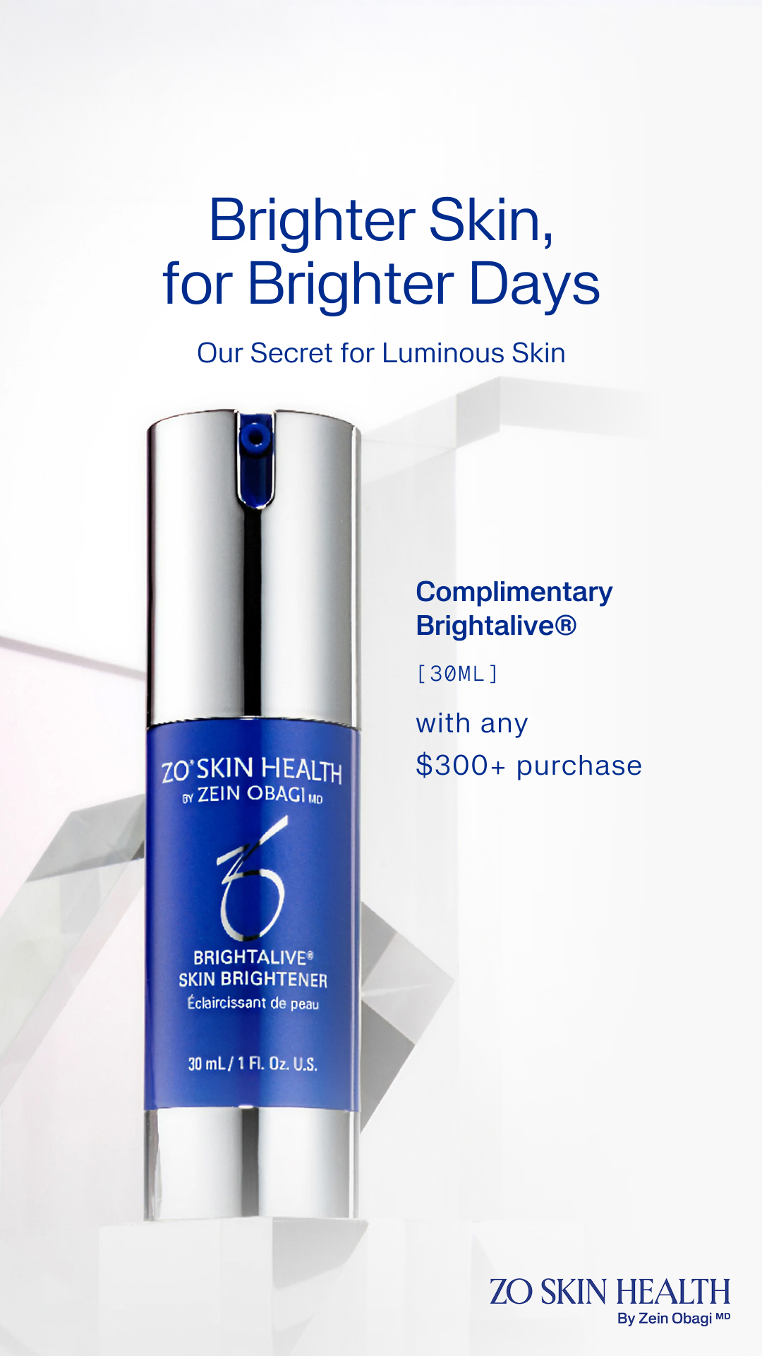 ZO Skin Health Facebook ad