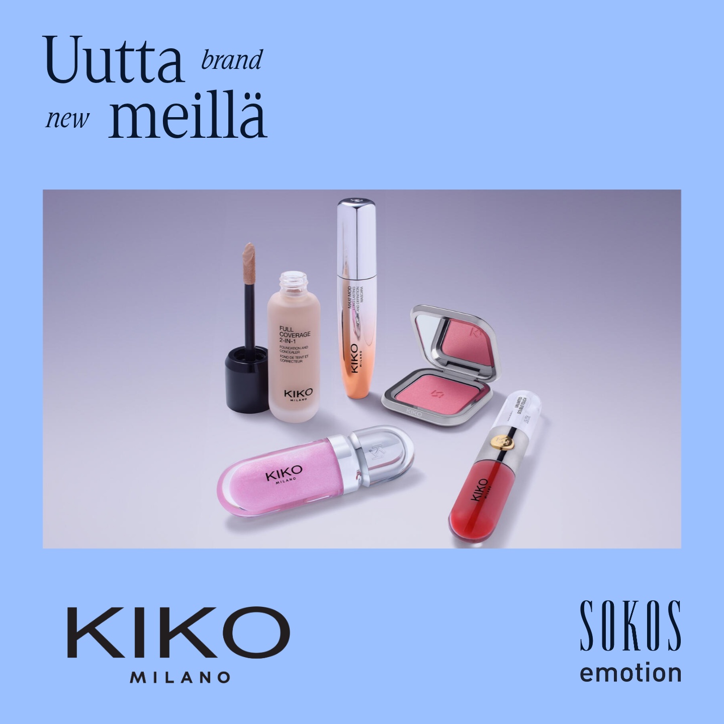 Sokos Facebook ad: KIKO Milano nyt Sokokselta