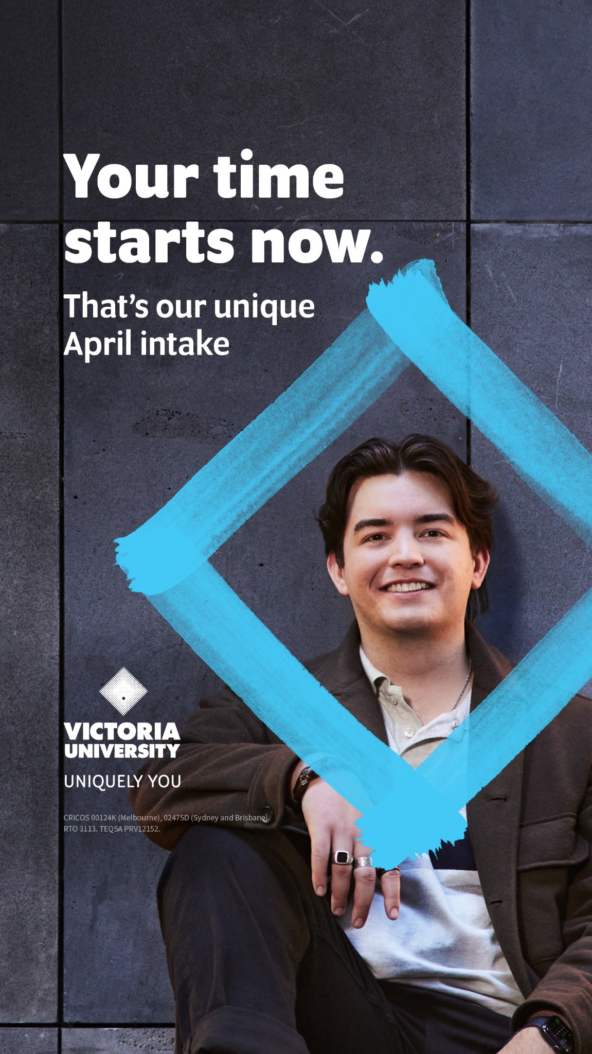 Victoria University, Melbourne Australia Facebook ad