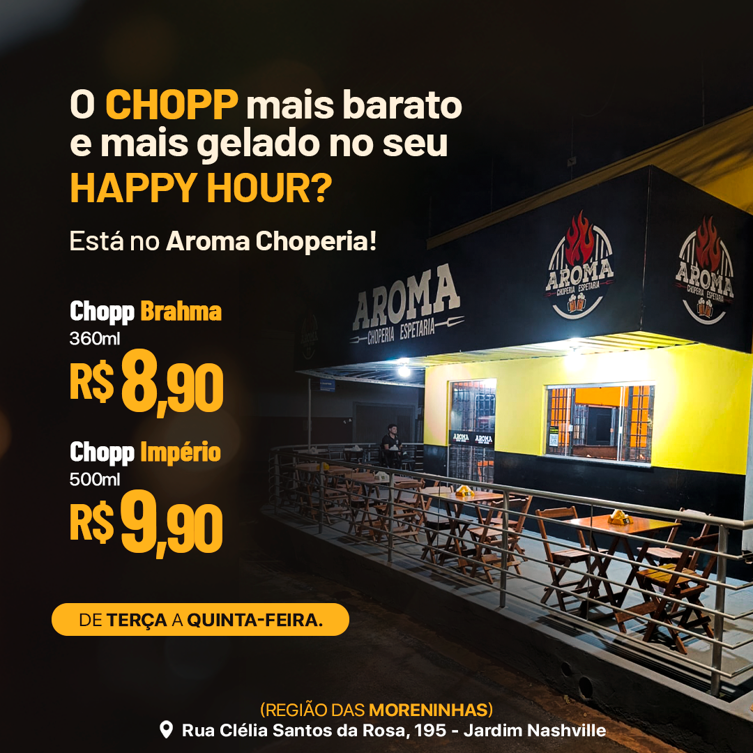 Aroma Choperia & Espetaria Facebook ad: Chat with us