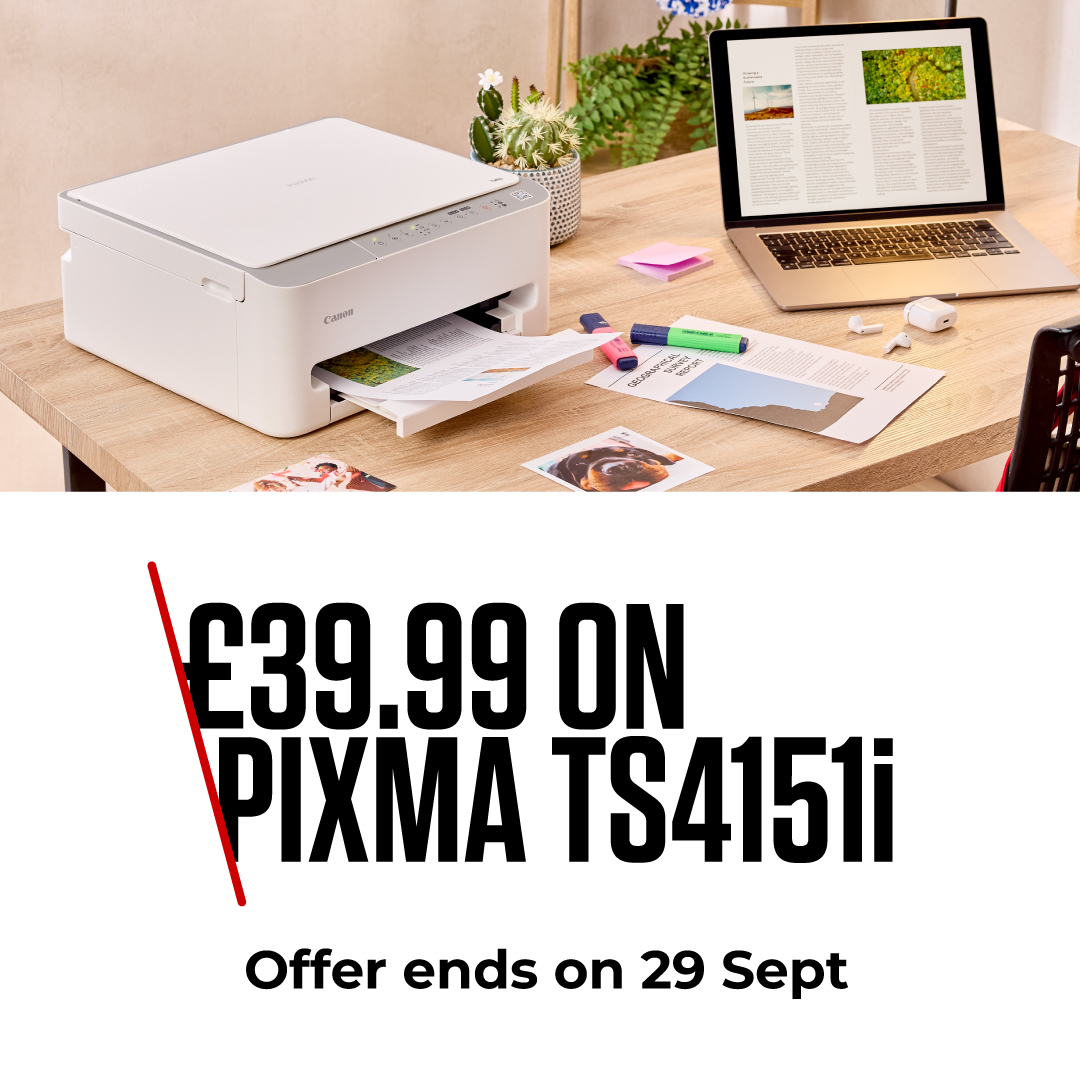 Canon UK Facebook ad: Ready for the New School Term?