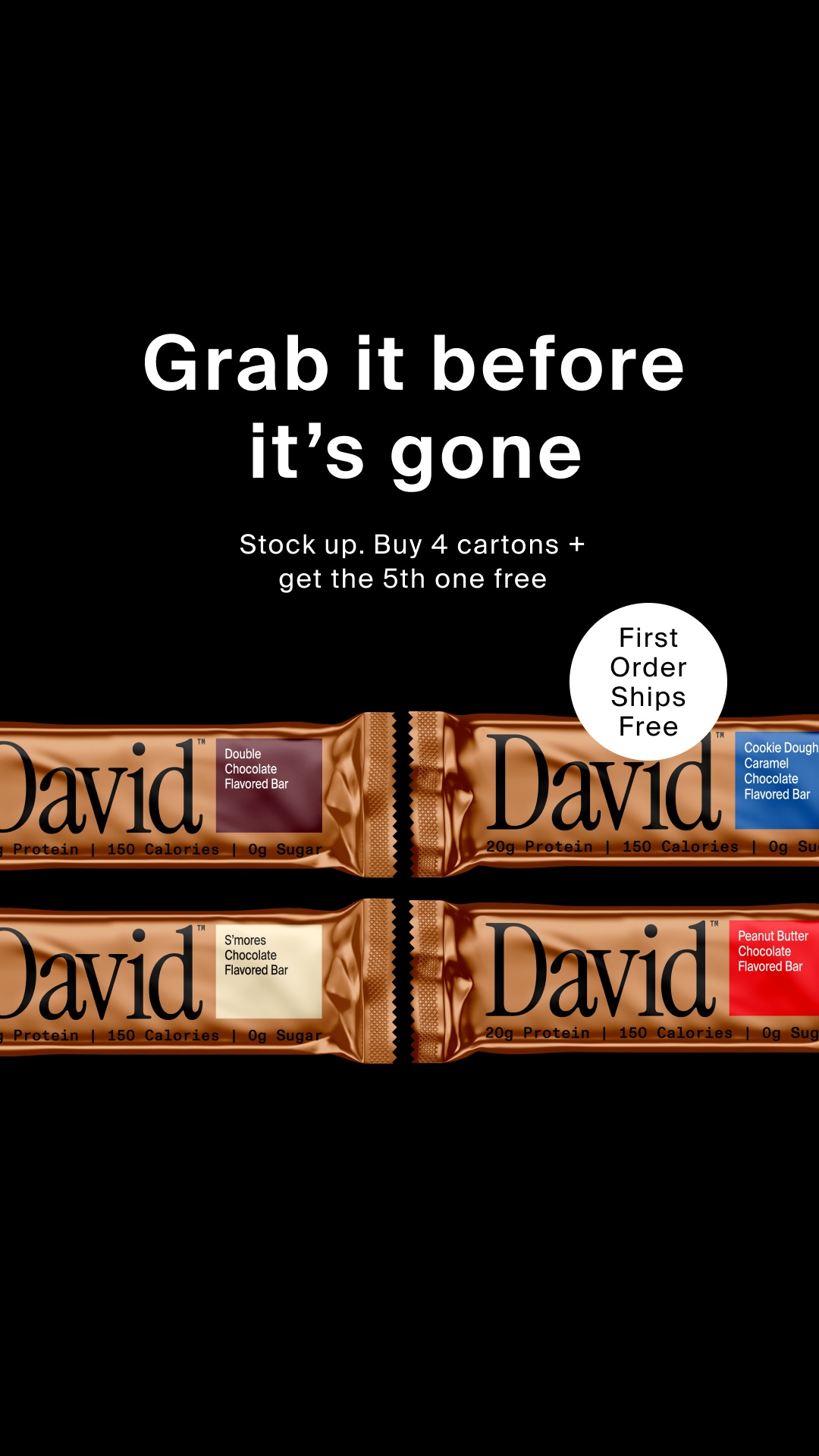 David Protein Facebook ad