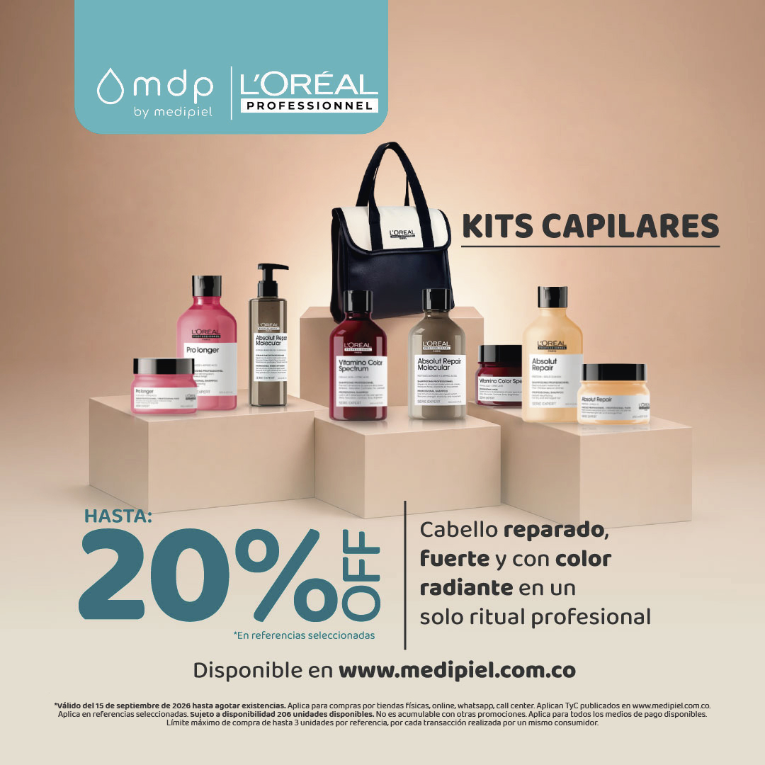 Medipiel Facebook ad: Kits L’Oréal hasta con 20% Off