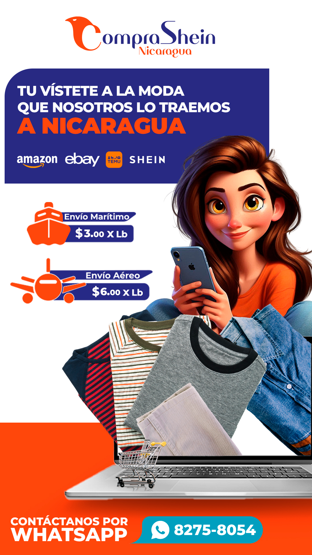 Compras Shein Nicaragua Facebook ad from Jul 21, 2025