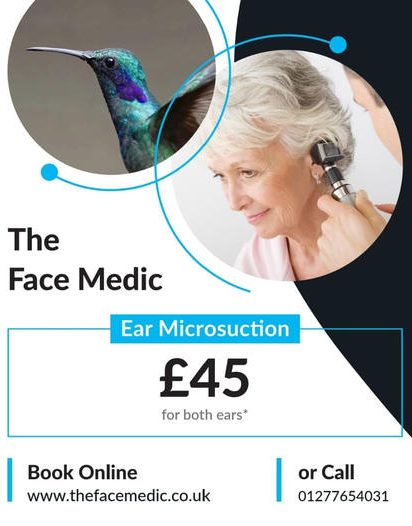 The Face Medic Facebook ad: Make an appointment at The Face Medic - Ear Microsuction &…