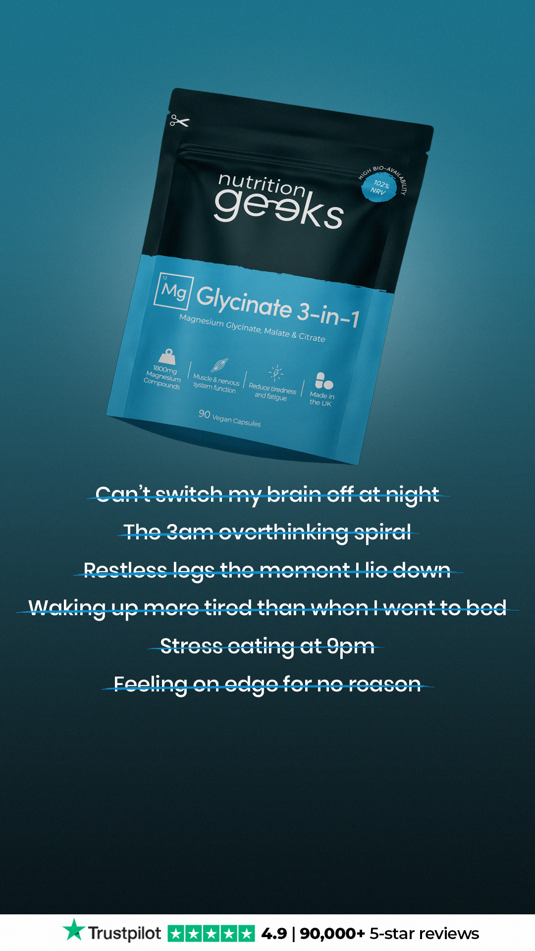 Nutrition Geeks Facebook ad