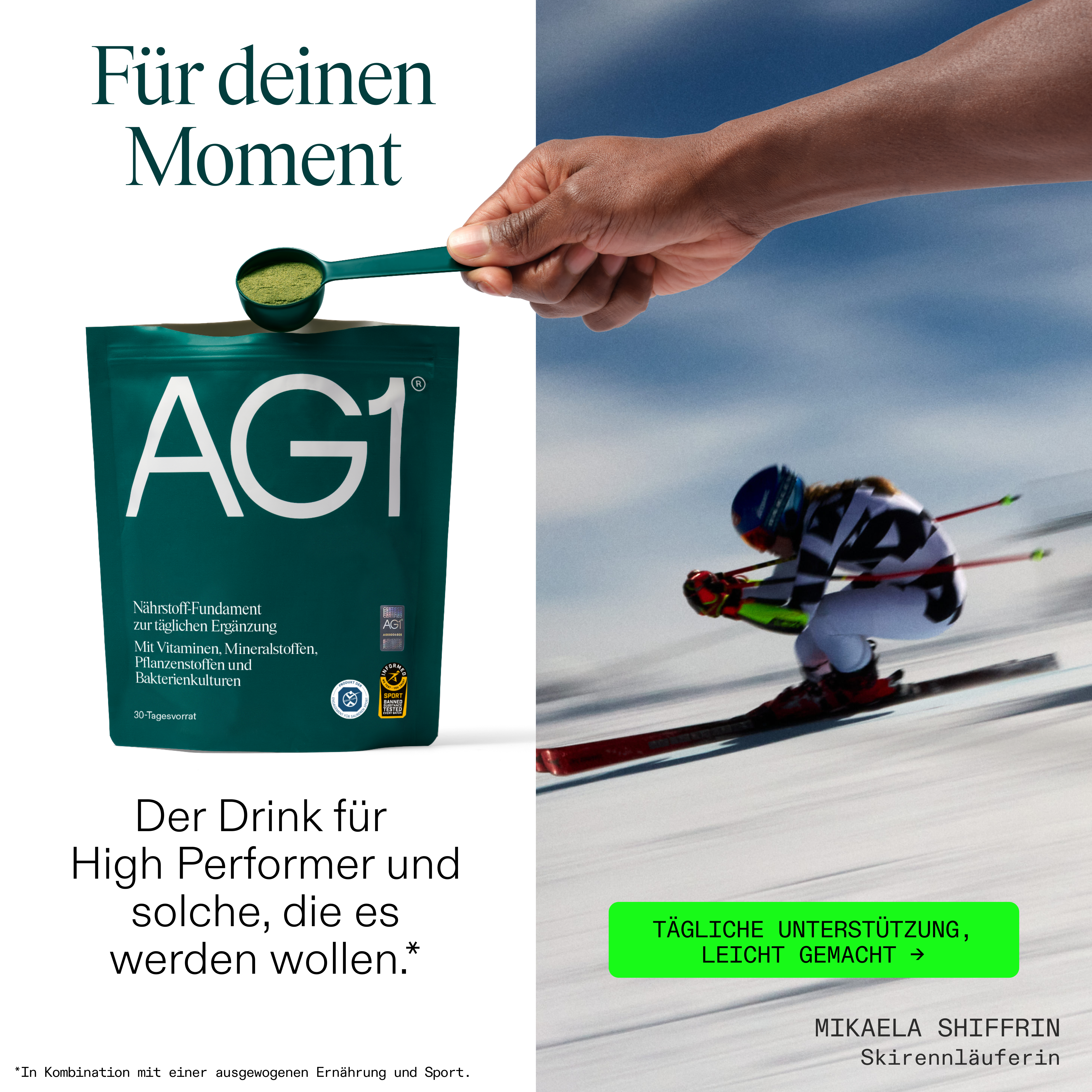 AG1 Deutschland Facebook ad