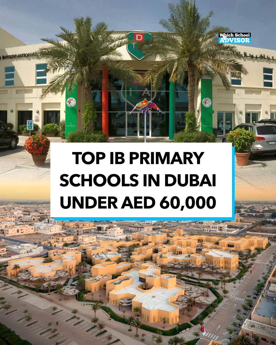 WhichSchoolAdvisor Facebook ad: An IB education has a reputation for excellence…