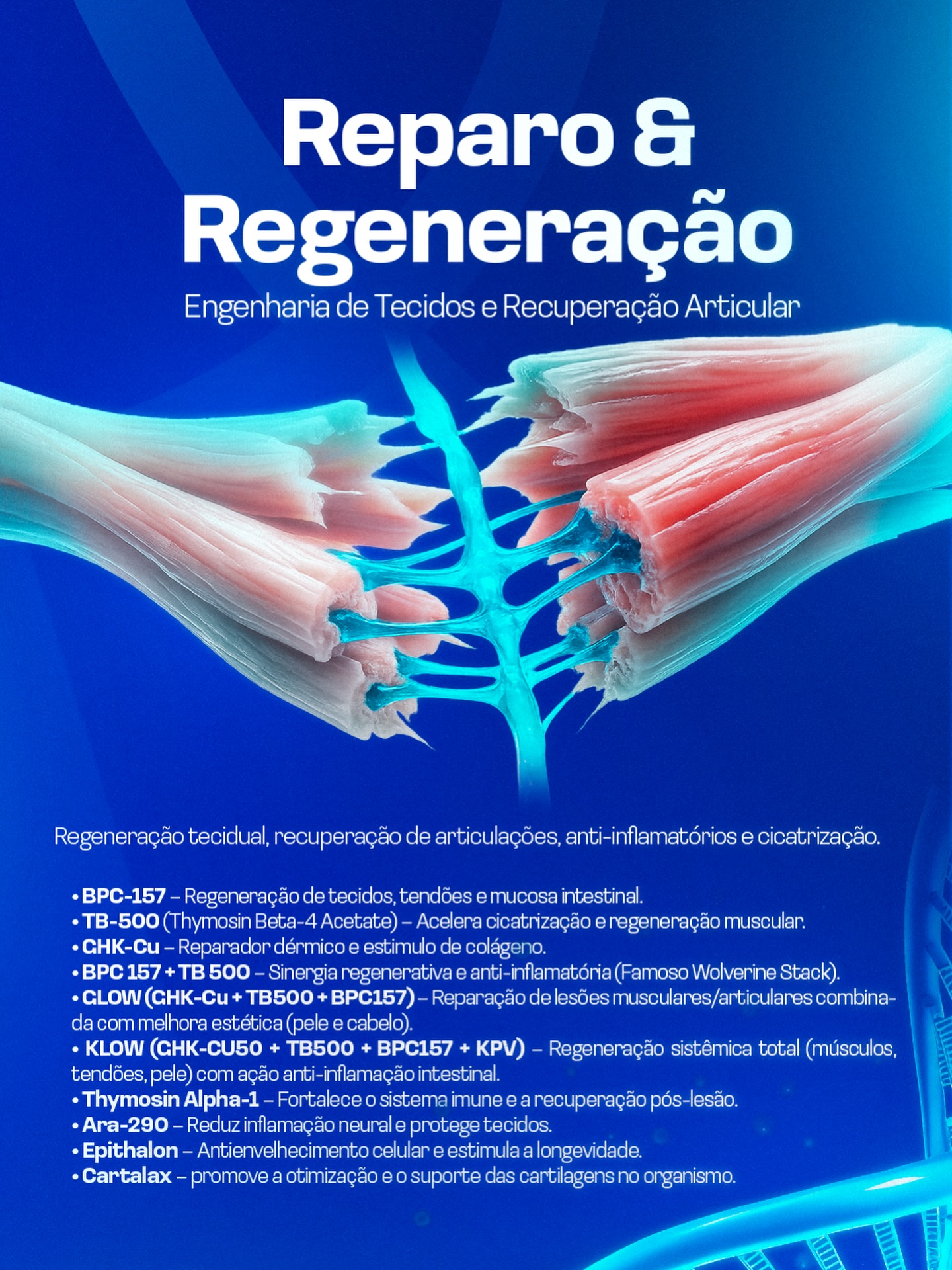 Peptideos Facebook ad: Reparo & Regeneração