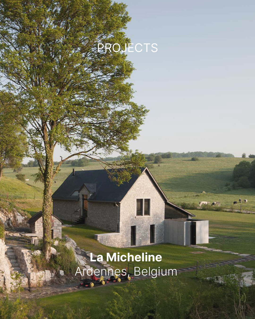 Agape Facebook ad: Nestling in the rolling hills of Wallonia in…