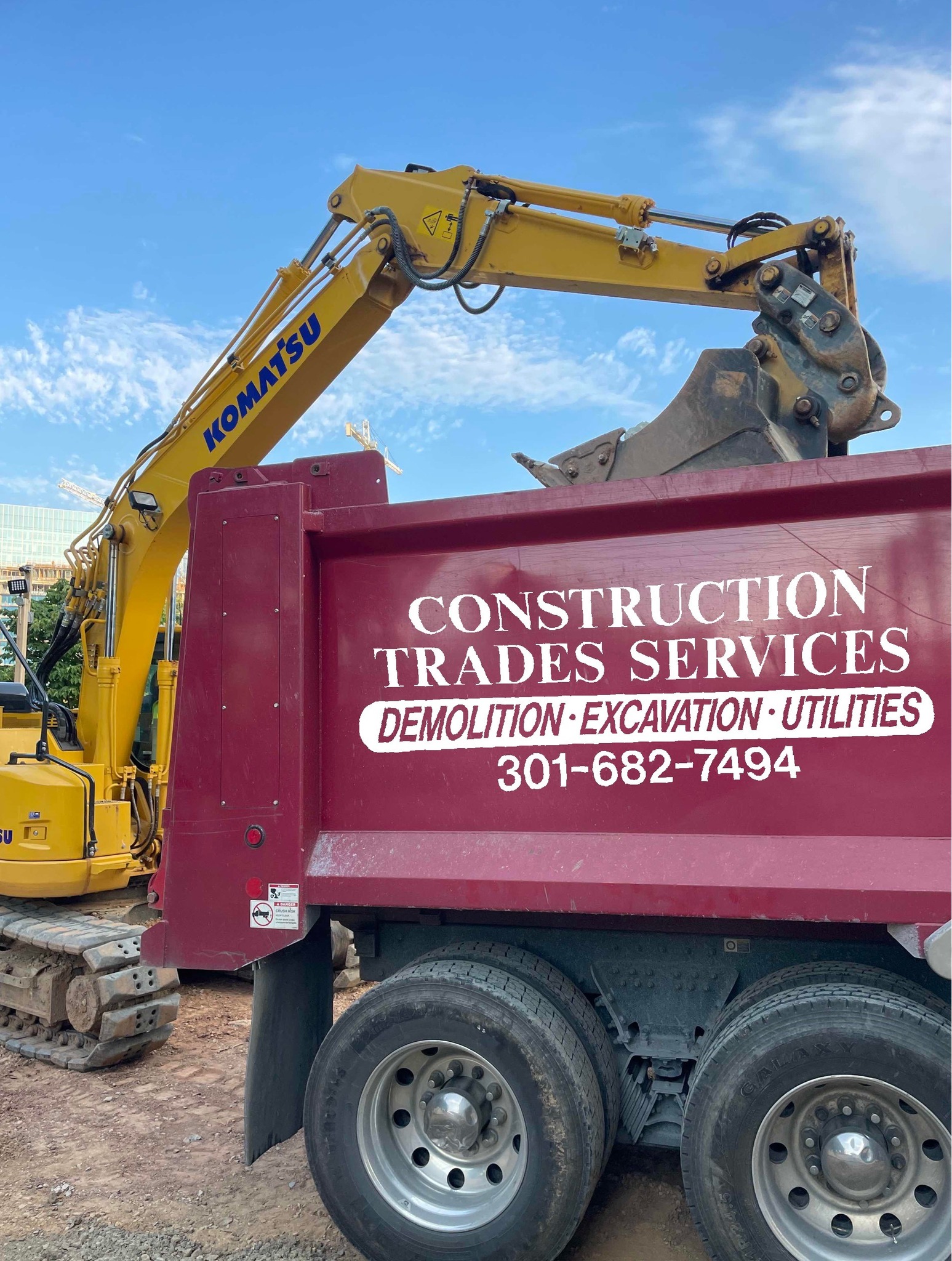 Construction Trades Services Facebook ad: Class B CDL Drivers