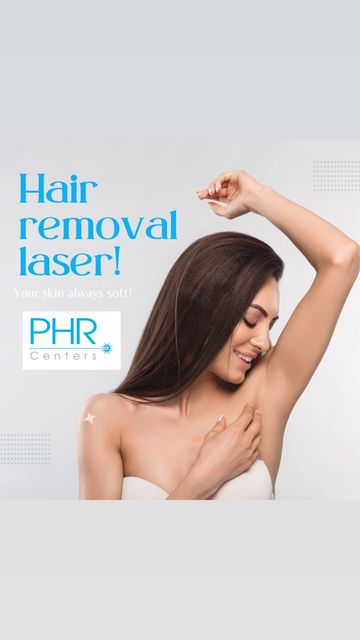 PHR Centers-Plymouth Facebook ad: Expert Laser Hair Removal in Plymouth.