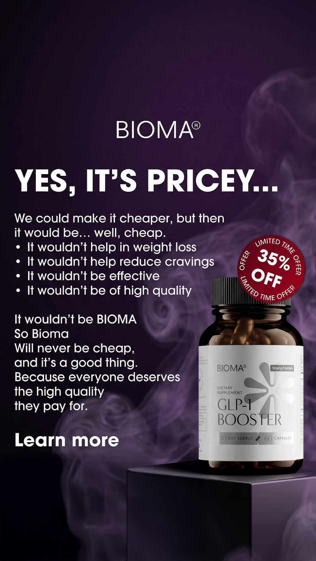 Bioma.Health Facebook ad