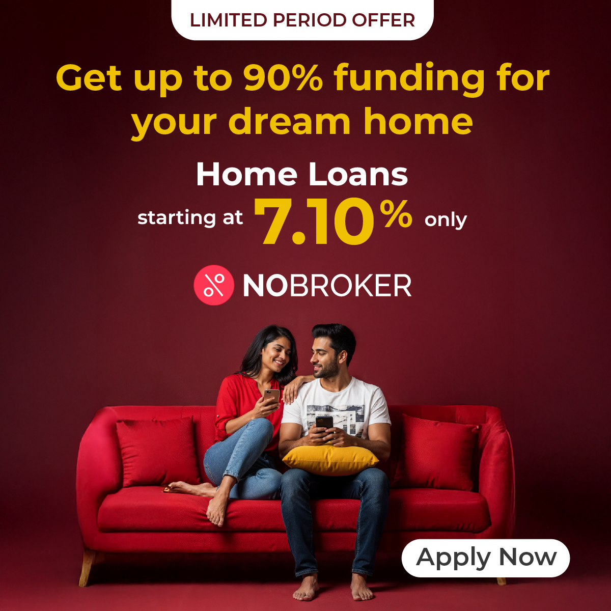 NoBroker.com Facebook ad