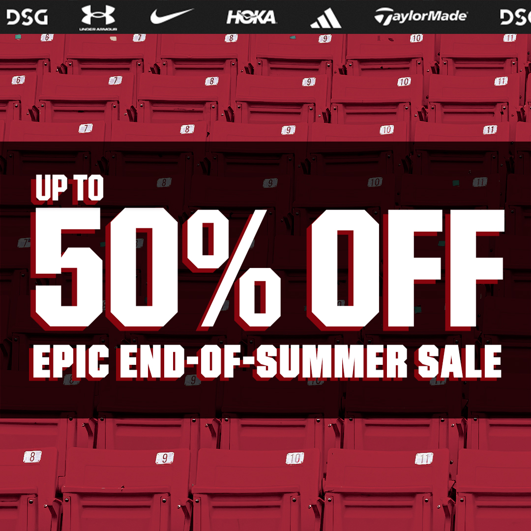 DICK'S Sporting Goods Facebook ad: Up to 50% Off