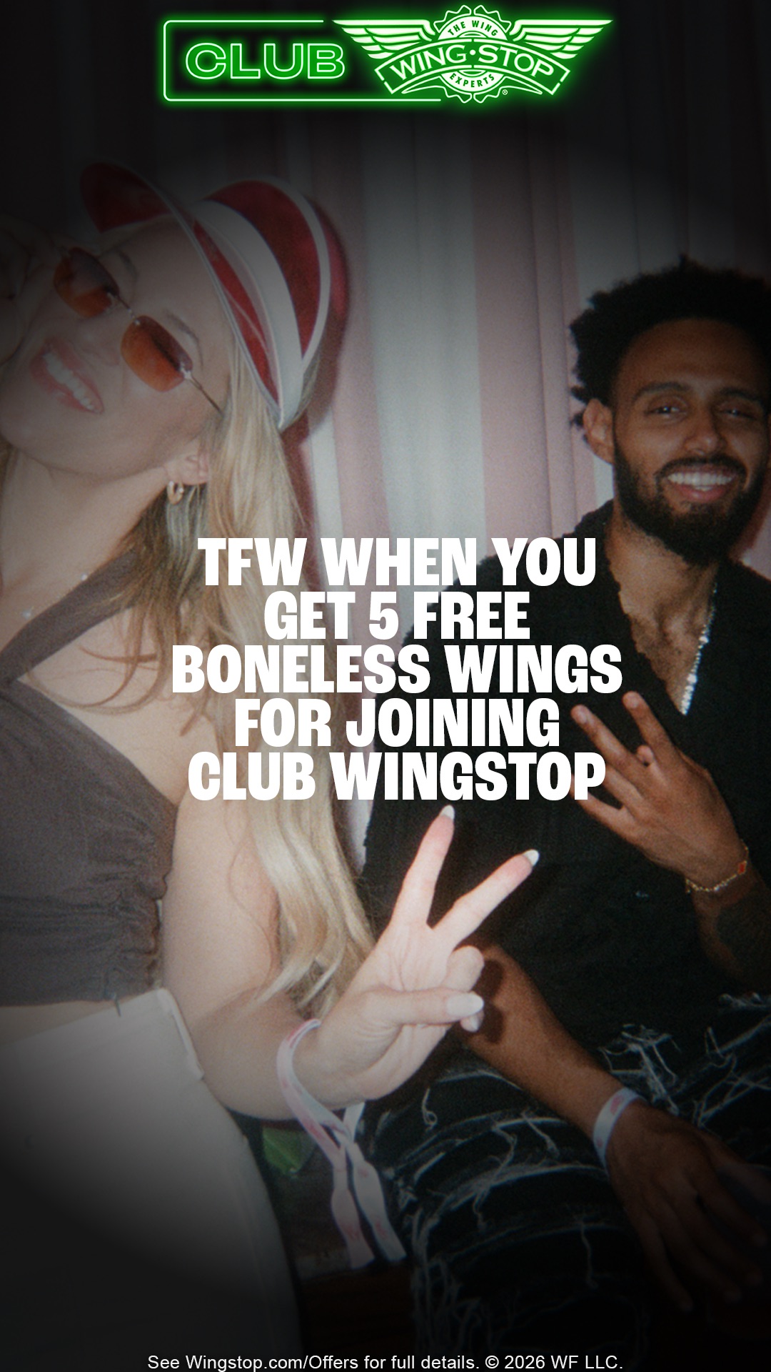 Wingstop Facebook ad