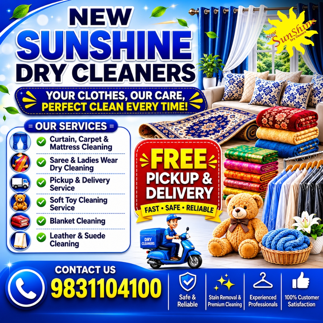 New Sun Shine Dry Cleaners Facebook ad