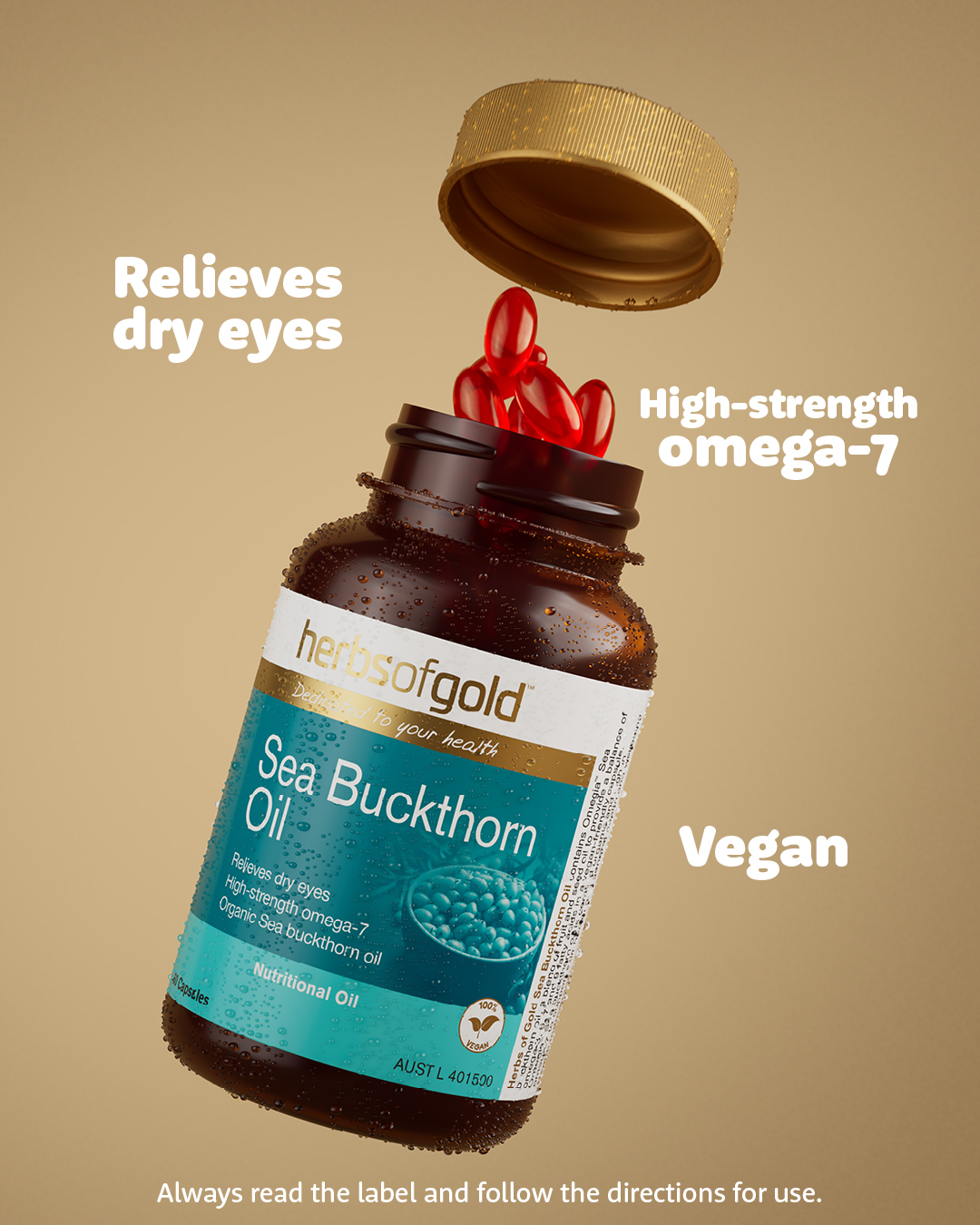 Herbs of Gold Facebook ad from Jul 1, 2026