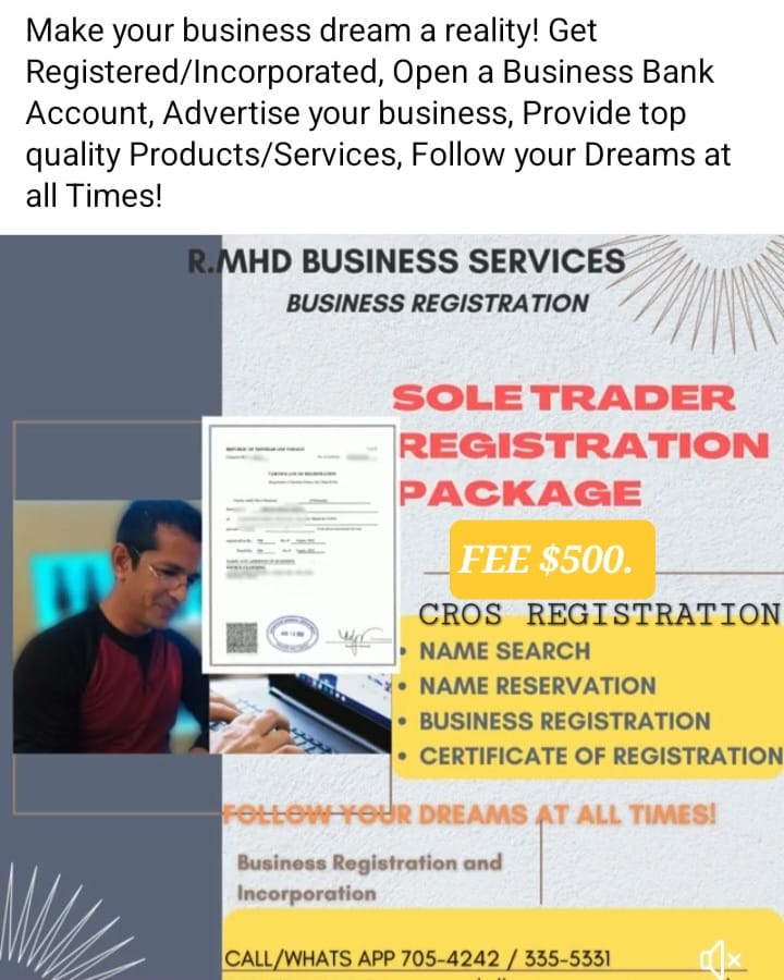 R.MHD Business Services Facebook ad from May 12, 2026