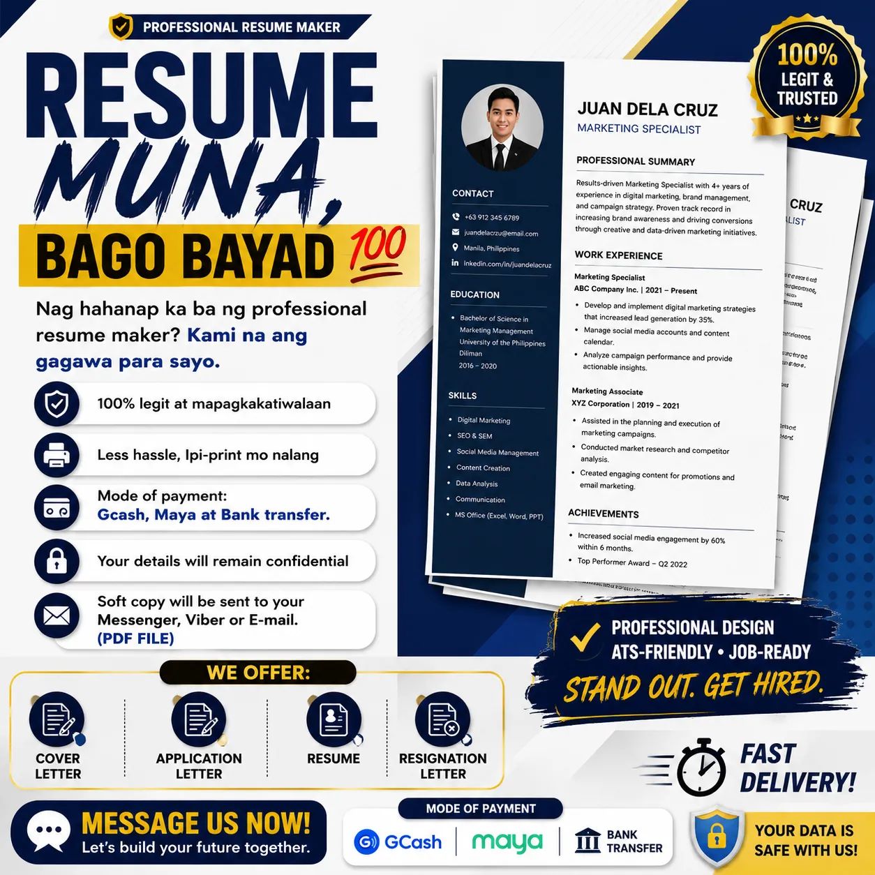 Pinoy Online CV & Resume Facebook ad: HIRING? JOB HUNTING?