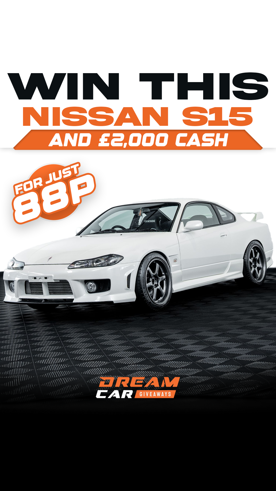Dream Car Giveaways Facebook ad