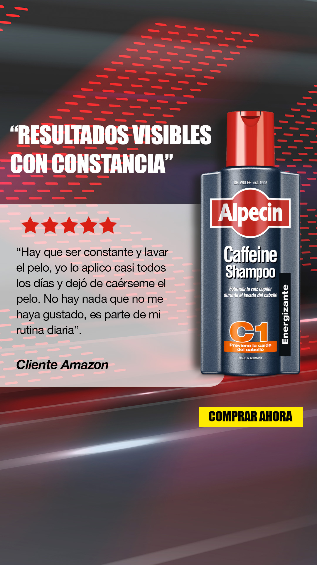 Alpecin Facebook ad