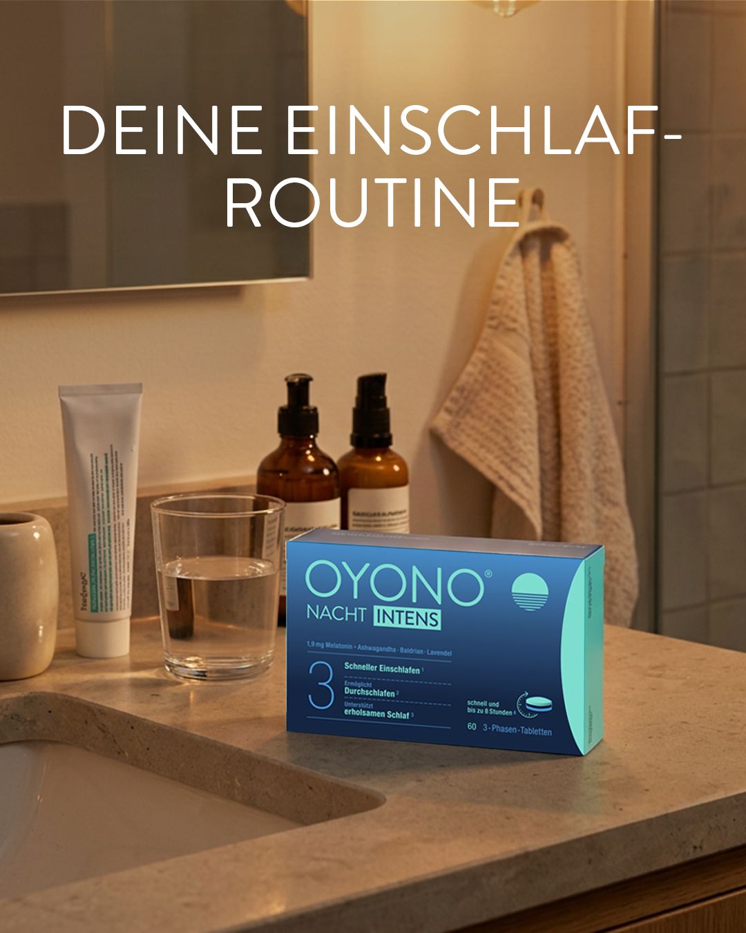 OYONO Facebook ad: OYONO NACHT INTENS: Einschlafen-Durchschlafen-Erholsam…
