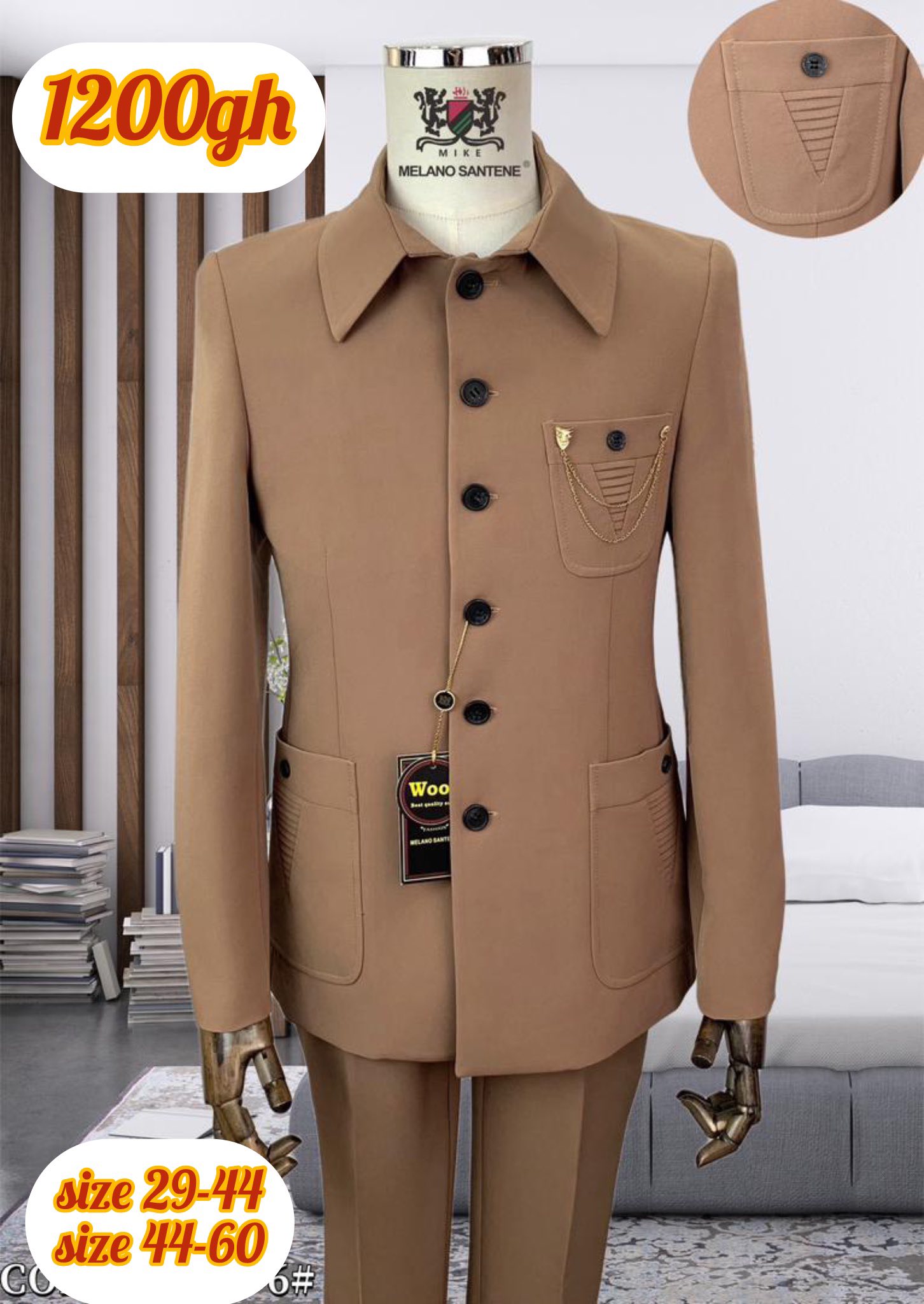 Courageous Clothings Facebook ad: Quality and affordable Turkey political suit