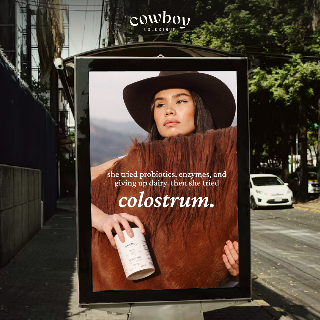 Cowboy Colostrum Facebook ad