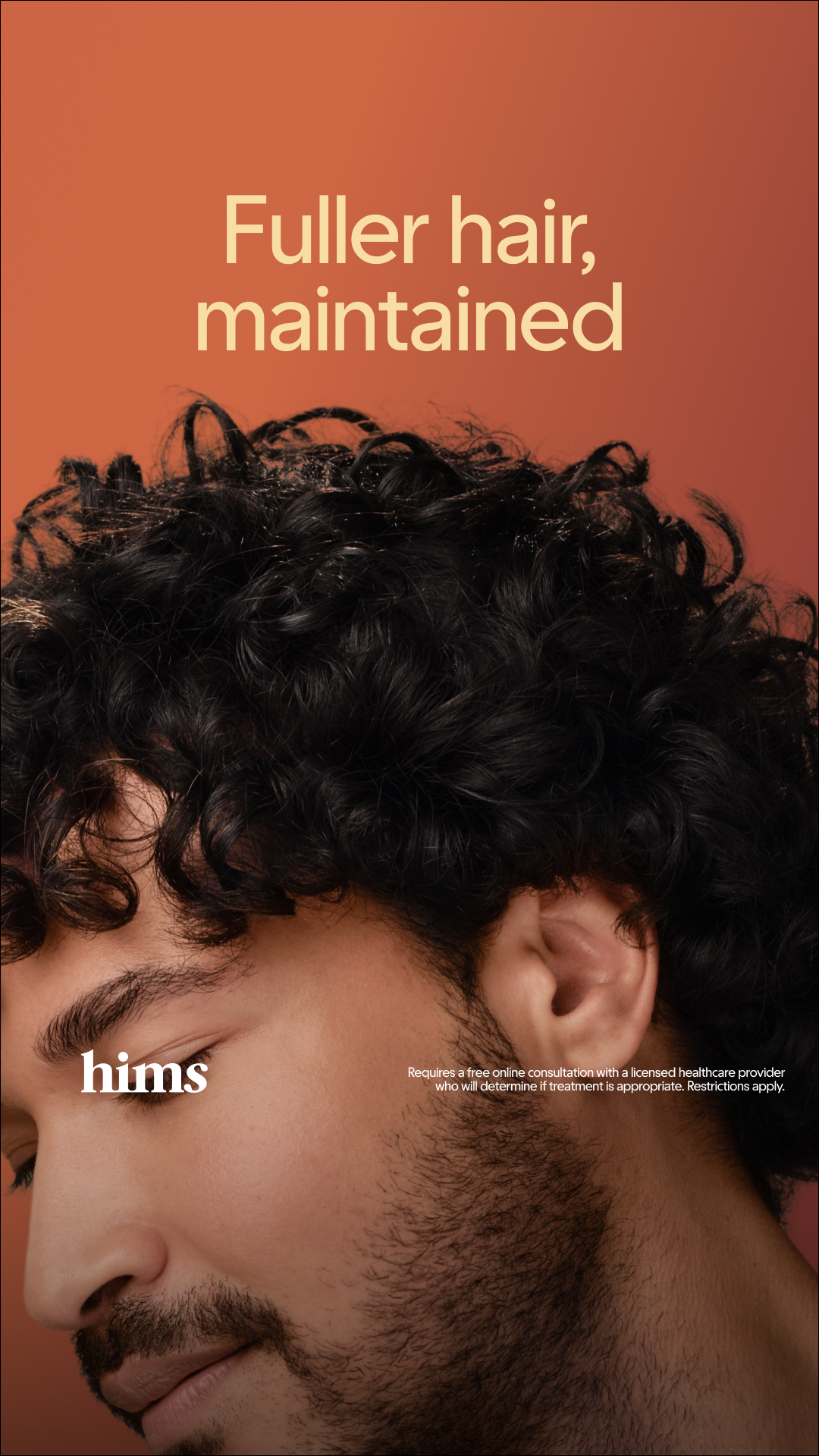 hims Facebook ad