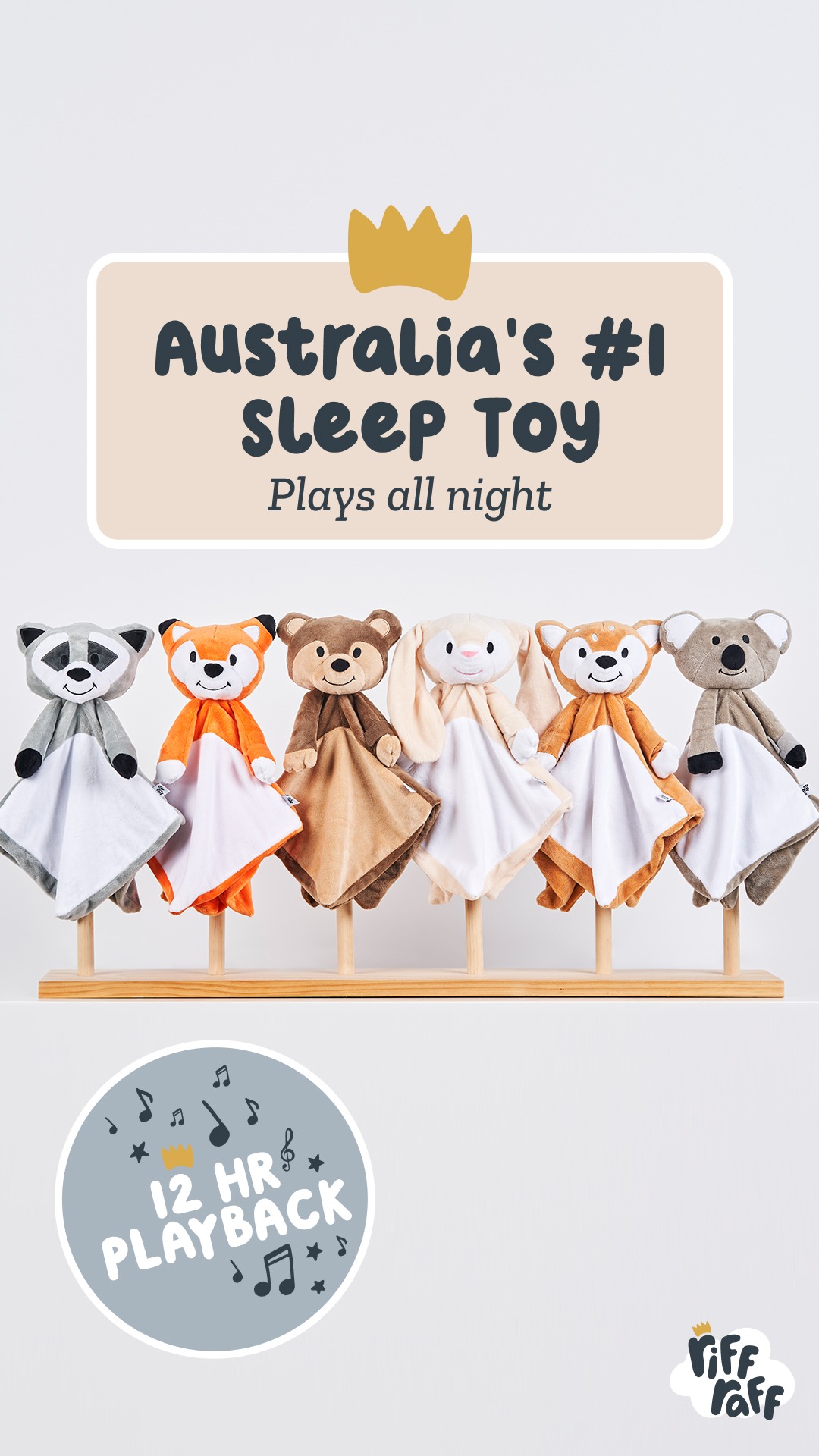 RIFF RAFF SLEEP TOYS Facebook ad
