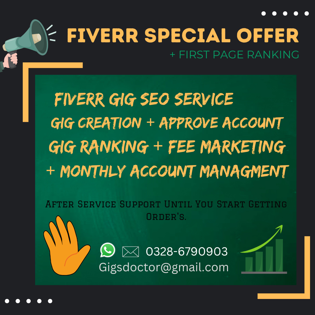 Pak Agency Facebook ad: Fiverr Special Offer