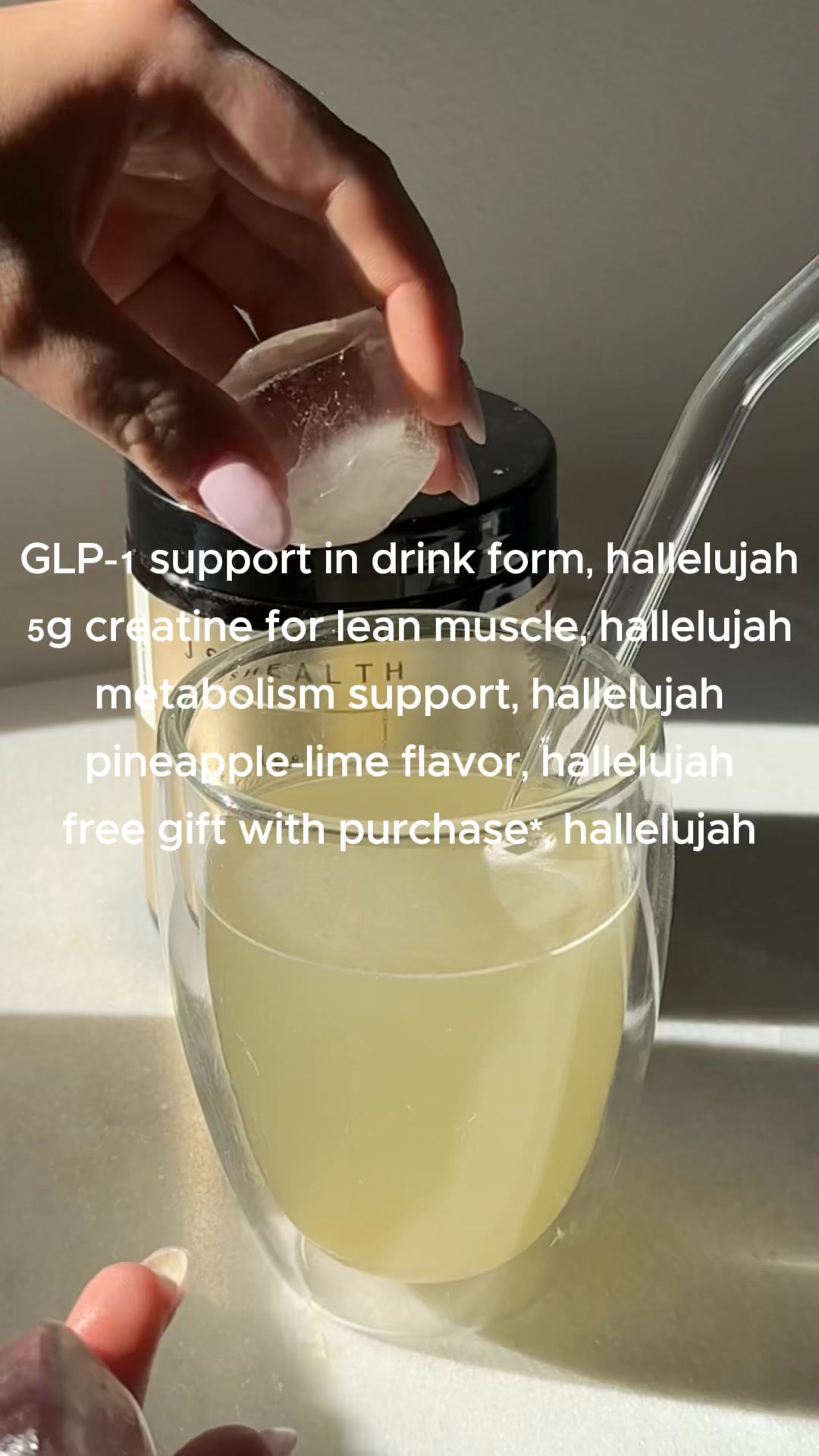 JSHealth Vitamins Facebook ad: CREATINE THAT TONES, NOT BULKS!