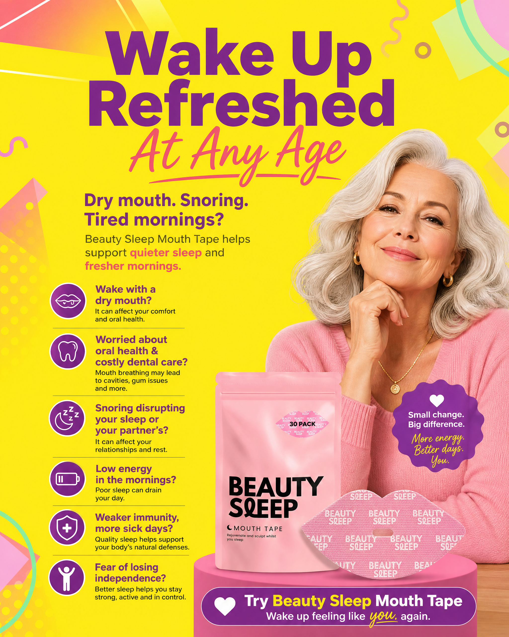 Beauty Sleep Facebook ad