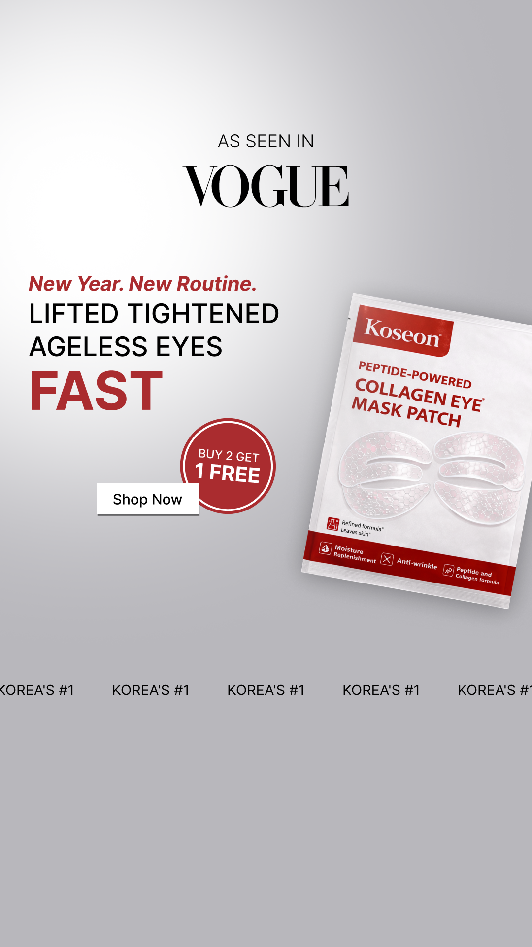 Korean Clinical Skincare Lab Facebook ad