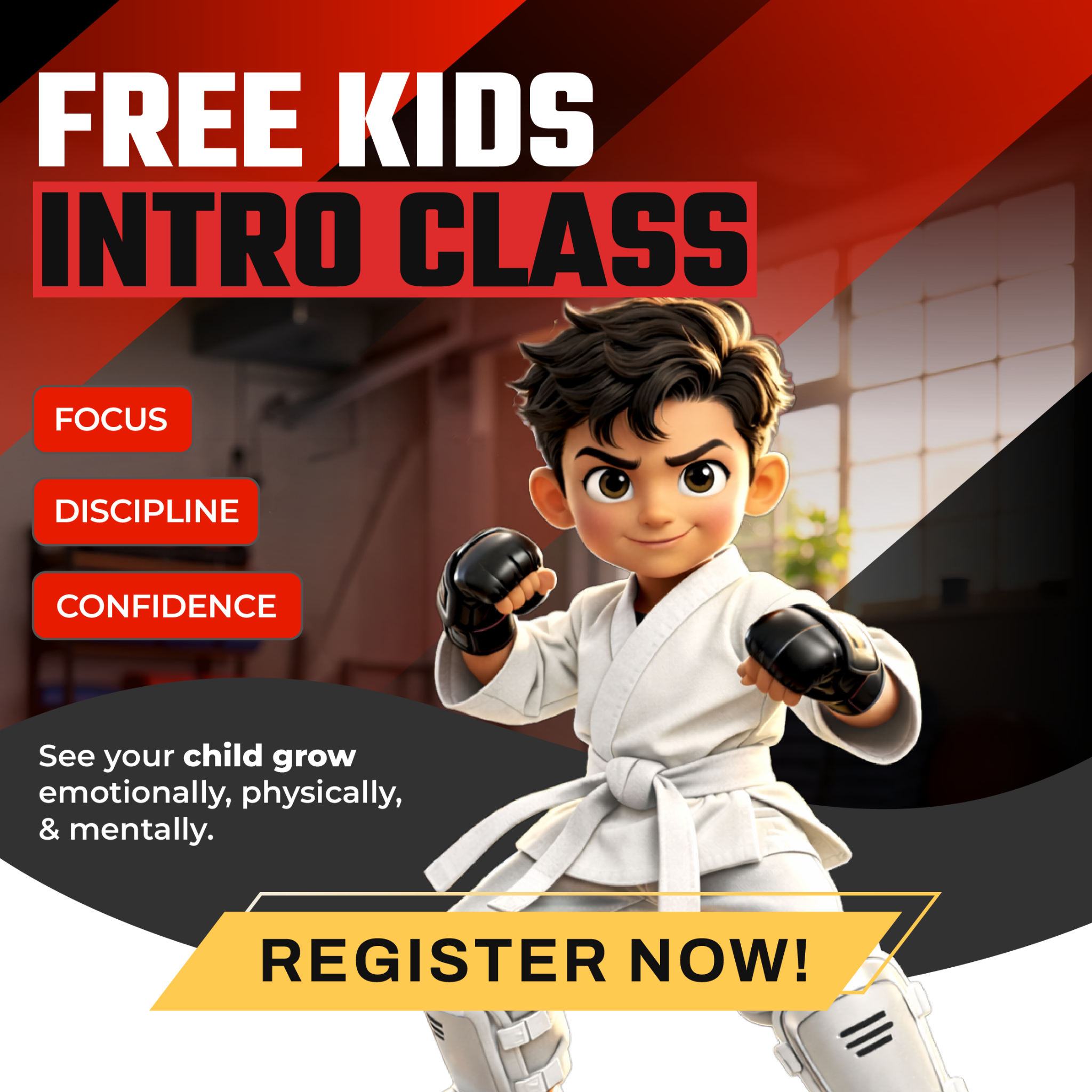 Seigler's Karate Center Facebook ad