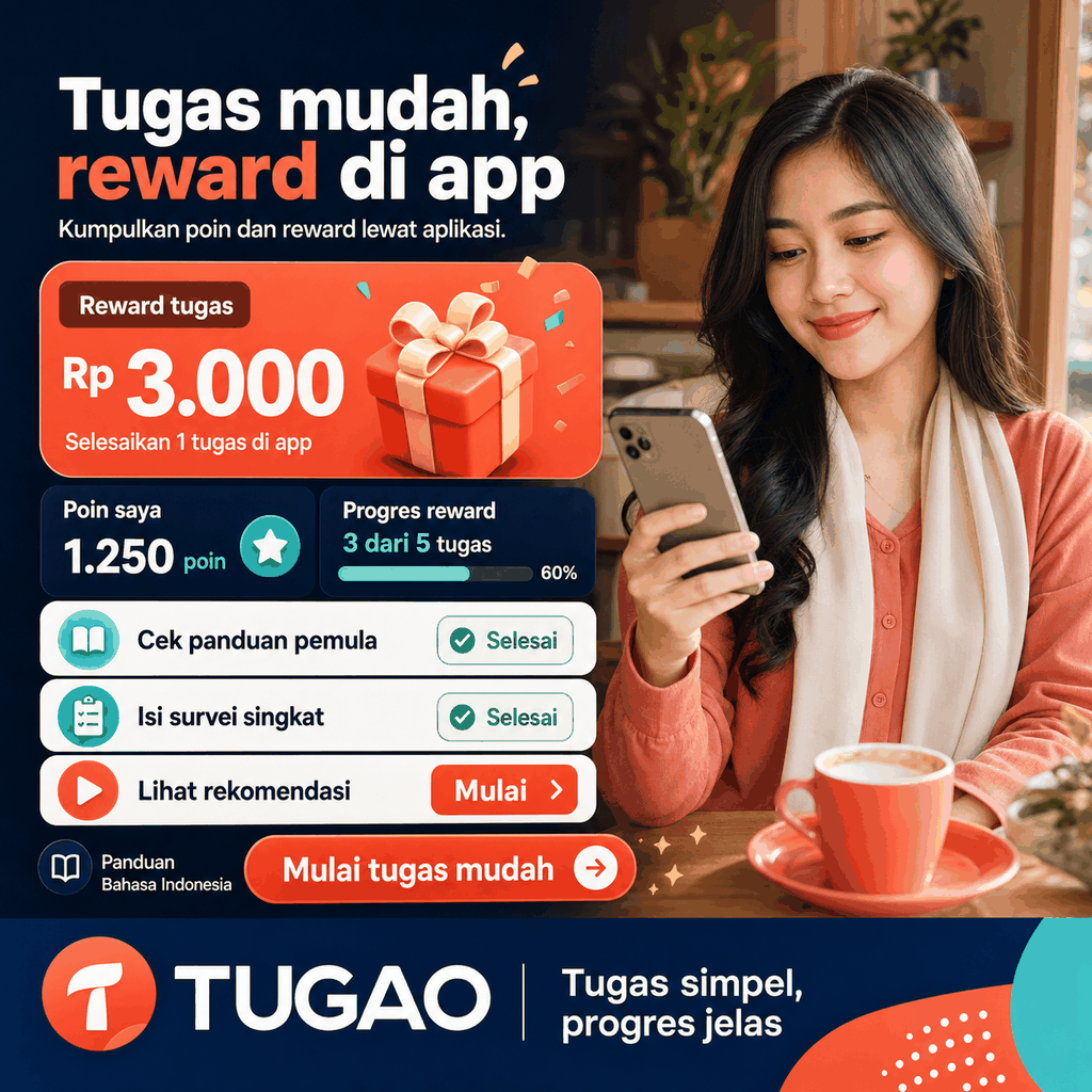 TugaoApp Facebook ad: Coba sekarang dan mulai kumpulkan poin.