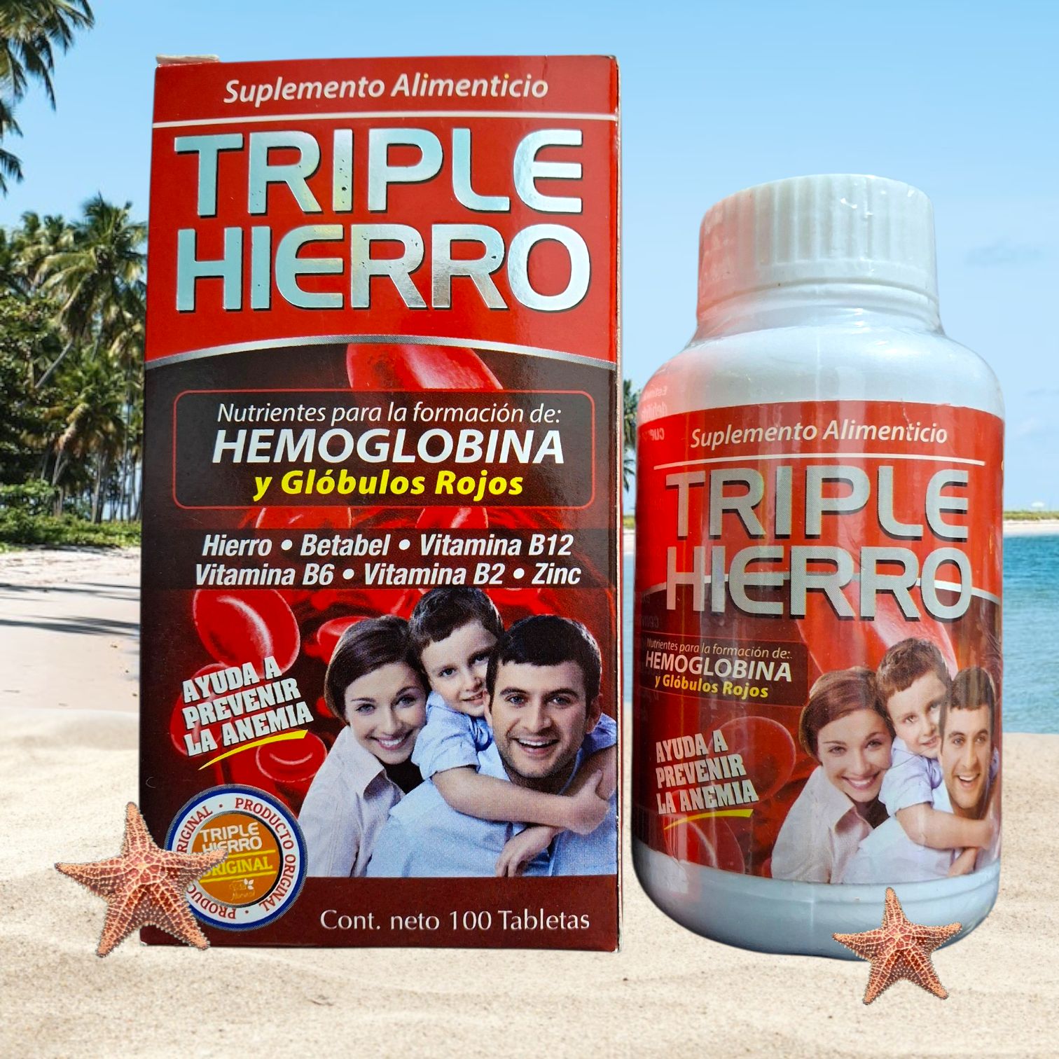 Medicina Natural Hn Facebook ad: Triple Hierro + Complejo de Vitaminas: Energía y…