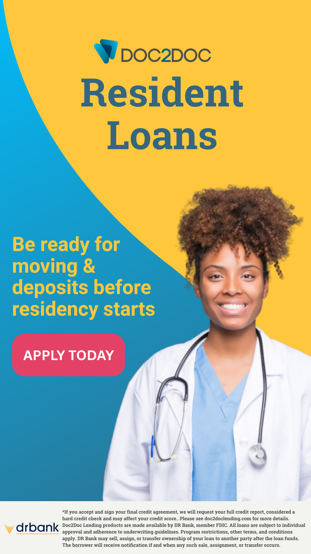 Doc2Doc Lending Facebook ad from Mar 20, 2026